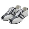 American Bowling Service Bowling Shoes S-380 White/Black (Right Throw) 10", multicolor (white / black)