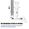 MiOYOOW Aquarium Inflow & Outflow Pipes with Surface Skimmer, Stainless