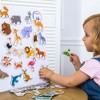 magdum Fridge Magnets For Toddlers 40 FARM+ZOO Animals Fridge Magnets