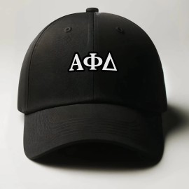 IYVM Alpha Phi Delta ΑΦΔ Fraternity Baseball Cap Hat Hook & Loop Closure Sorority - Without Name