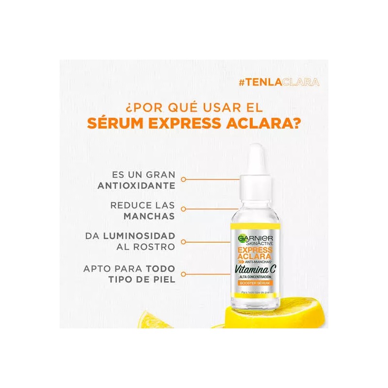Garnier Kit Aclara Express 5 Piezas: Agua Micelar En Aceite