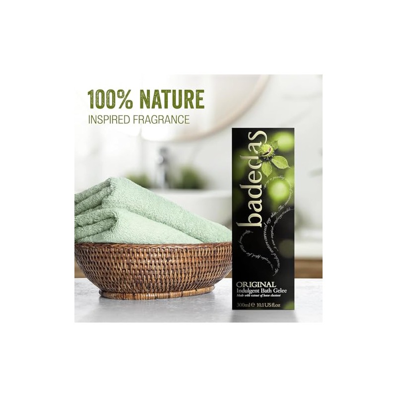 BADEDAS Gel de baño revitalizante 10.1oz/300 ml
