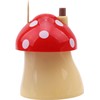 DPWOUM Push Toothpick Dispenser, Automatic Cute Mushroom Toothpick Holder Portable
