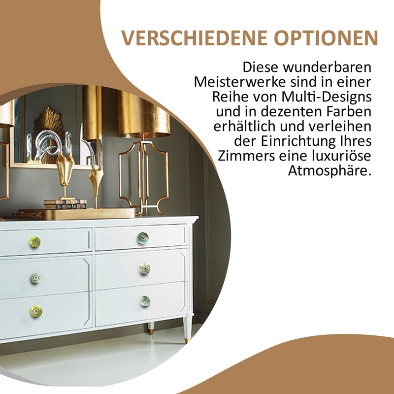 The Boho Street High Quality Ceramic Door Handles - Assorted