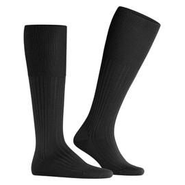 Falke Bristol Pure Men's Knee Socks, Black, 47/48