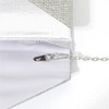 TQUXNGA Elegante Abendtasche mit Diamant-Motiv, mit Magnetverschluss, für Partys und
