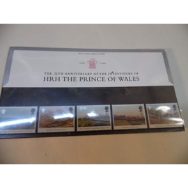 1994 The 25th Anniversary of The Investiture of HRH The Prince of Wales Presentation Pack PP213 (Printed no. 245) - Royal Mail Stamps