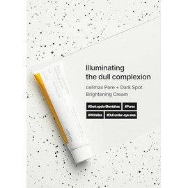CELIMAX Crema para Manchas y Poros Pore  Dark Spot Brightening Cream con Niacinamida 5 y cido Tranexmico 5 - Ceramide NP - Tono uniforme y luminoso - 
