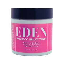 Sinarie Emulsified Body Butter - Luxurious Moisturizing Lotion with Shorea, Squalane, Coconut Oil & Kokum Butter, 4 oz (4 oz., Eden - Fruity & Tropical)