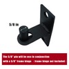 4 Pack Black Wall Mount Gate Chain Link Hinges with