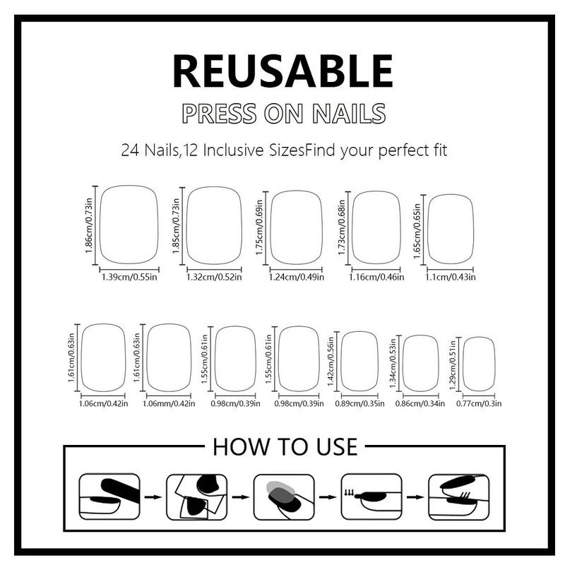 Square Press On Nails Short Fake Nails Pumpkin With Leaf