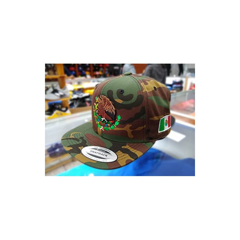 Mexico Shield and Flag caps (FlatCamoFullColor)
