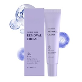 Moisturizing Facial Hair Removal Cream,Painless Lip Hair Removal Cream,Effective Quick Facial Hair Remover For Women,Soothing Upper Lip Hair Remover,Depilatory Cream for All Skin Types