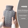 samply Hot Water Bottle with Cover - Soft Premium Knitted