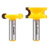 YONICO 13203 3/8-Inch Bead 2 Bit Canoe Joint Router Bit