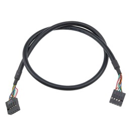 PIYANYO USB 2.0 Motherboard Header Cable 9 Pin Internal USB Header Cable Female to Female Internal Motherboard Header Cable（30cm）-1PCS