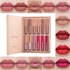 Set de 12 Lápices Labiales Líquidos Mate Aterciopelados