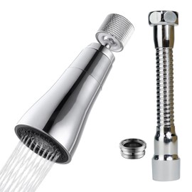 Kitchen Sink Faucet Sprayer Attachment, Movable Kitchen Tap Head 360° Rotatable, Anti-Splash Sink Sprayer Faucet Nozzle Head, Water Saving Faucet Aerator