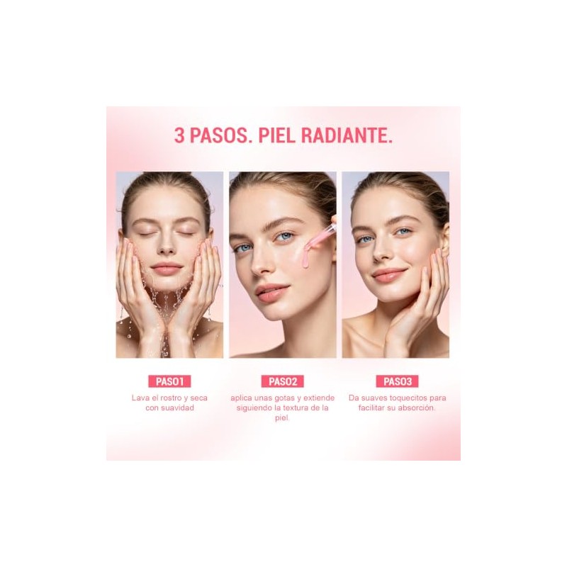 PDRN Salmon Serum Coreano, Serum Facial con Peptidos Faciales 30ML