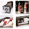 Christmas Church Wind Lantern Light Decorative Christmas Lamp Ornament for