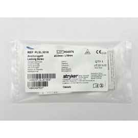 Stryker NEW Stryker PLSL3018 Anchorage Locking Screw 3.0MM / L18MM