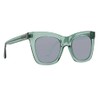 DIFF Eyewear Kaia Julep Crystal + Grey Mirror Polarized Lens