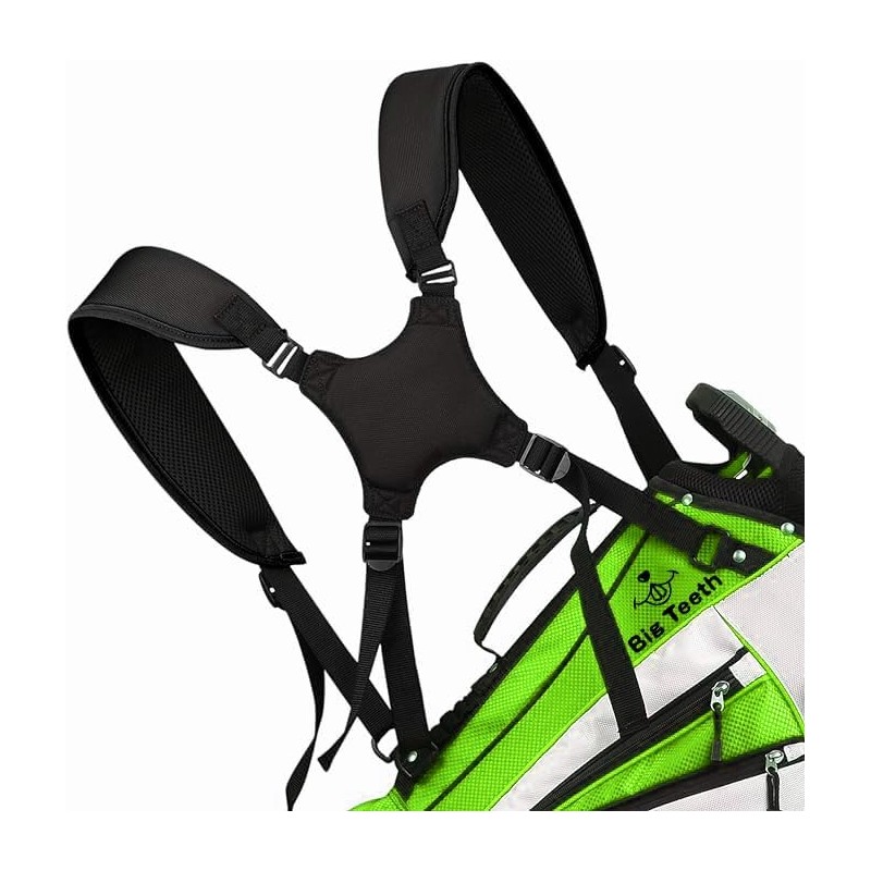 Golf Bag Strap Replacement Shoulder Adjustable Strap Padded Backpack Golf
