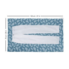 Encasa Homes - Alfombrilla de planchado (grande 48 x 28 pulgadas) con acolchado de 3 mm y soporte de silicona para planchar al vapor en la mesa o la cama, resistente al calor, portátil, acolchado y