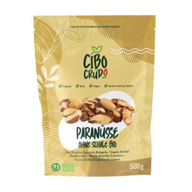 Bio Paranüsse Geschält - 500g. Paranuss Kerne Bio aus Brasilien. Enthalten Selen Proteine Ballaststoffe und Mineralien. Nützlich als Snack oder für Rezepte. Für Vegetarier und Veganer.