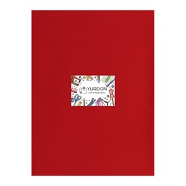 40s 100% Cotton Poplin Fabric for Apparel, Home Décor, Sewing, Embroidery, Crafts, 60" Wide (Red, 1 Yard)