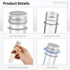 50 PCS Test Tubes, 45 ML Test Tubes with Aluminum