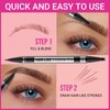 iMethod Microblading Augenbrauenstift - Eyebrow Pencil 2-in-1 Dual-Ended Augenbrauenstift mit