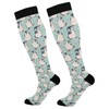 Wusikd Cute Penguin Compression Socks for Women and Men Circulation
