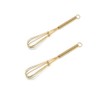 GEPOR Mini Whisks 5 inch 4Pcs Gold