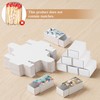 100 Pcs Plain Card Craft Matchboxes, White Matchbox 5x3x2.5 cm