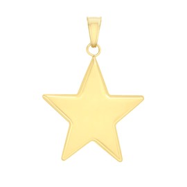 Carissima Gold Women's 9ct Yellow Gold Semi Hollow Star Pendant