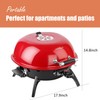 Electric BBQ Grill Techwood 15-Serving Indoor/Outdoor Electric Grill for Indoor