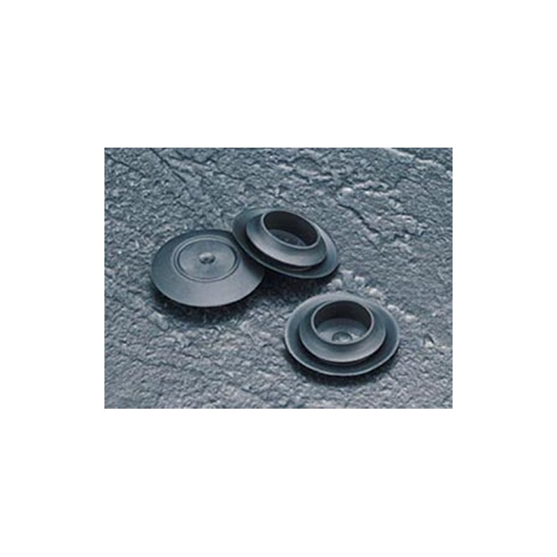 25 mm Black Rubber Plug for Flush Mount Body and