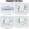 Just Accessories One Pair of Heavy Duty Flush Mount Headboard