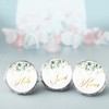 Mobiusea Creation Greenery Kisses Candy Stickers | 0.75 inch Gold
