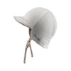 Sterntaler Boys' Peaked Cap Neck Reversible Sun Hat, beige, 49