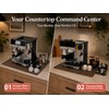 Silicone Coffee Mat with Tamping Station Compatible with Ninja Luxe