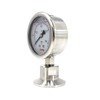 SHYM Stainless Steel 2.5" Dial Sanitary Pressure Gauge, Glycerin Filled.
