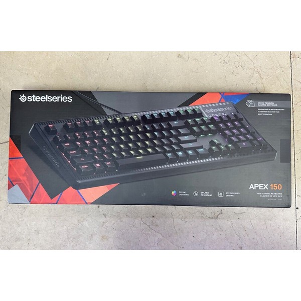 SteelSeries Apex 150 RGB Gaming Keyboard RGB Prism Lighting Espanol/SPANIS