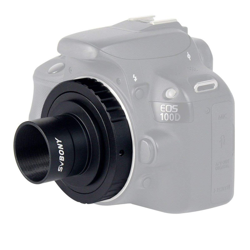 SVBONY T2 T Ring Adapter and T Adapter, 1.25 inches