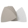 TA-VIGOR 10Pcs 5000 Grit Triangular Sandpaper, 90mm Hook and Loop