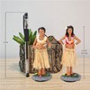 BCSmyer Hula Girl Dashboard Bobbleheads for Driver Hula Boy Dashboard