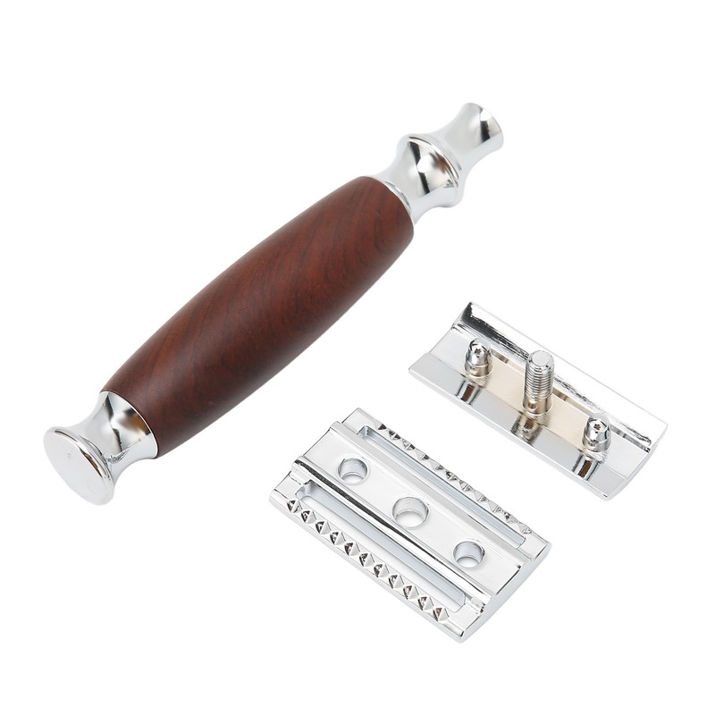 Double Edge Safety Razor Men Home Salon Portable Zinc Alloy