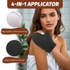 AstraGlam 4-in-1 Self Tanning Mitt Set, Fake Tan Mitt, Back