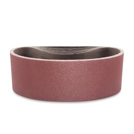 Red Label Abrasives 3 X 21 Inch 120 Grit Aluminum Oxide Premium Quality Multipurpose Sanding Belts, 8 Pack